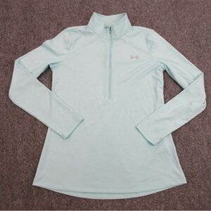 Under Armour Green Fitted Long Sleeve Hoodie